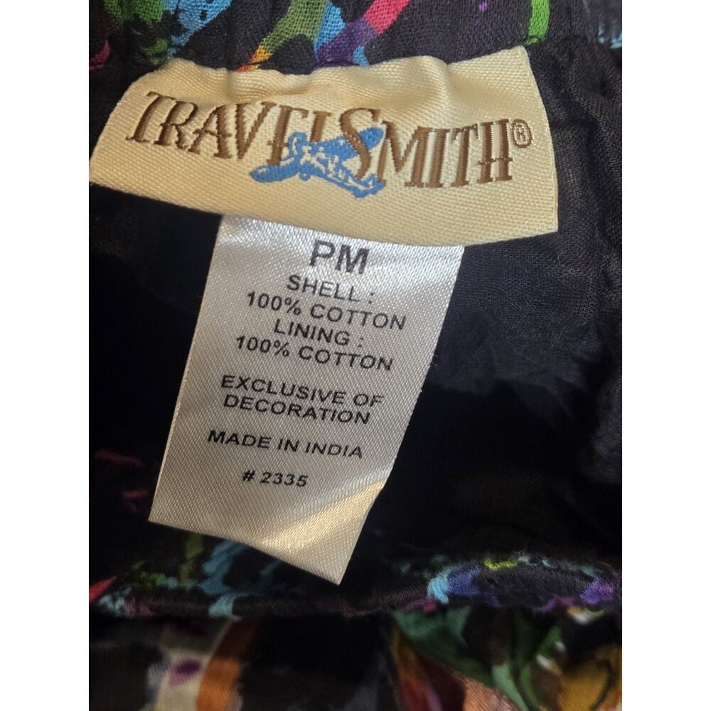 TravelSmith Black Multicolor Boho Tiered Maxi Skirt - Picture 6 of 7